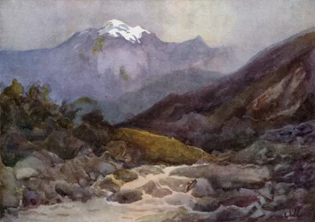 Lac Alumeni District, rapides près de Moquhue